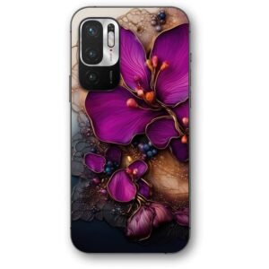 Floral abstract θήκη κινητού 9603 για Redmi Note 10 5G