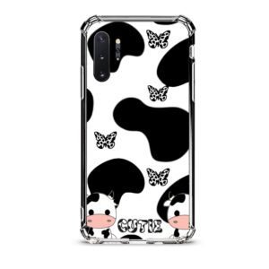 Cow print θήκη διάφανη & σχέδιο  d1077 γιά  Galaxy Note 10 Plus
