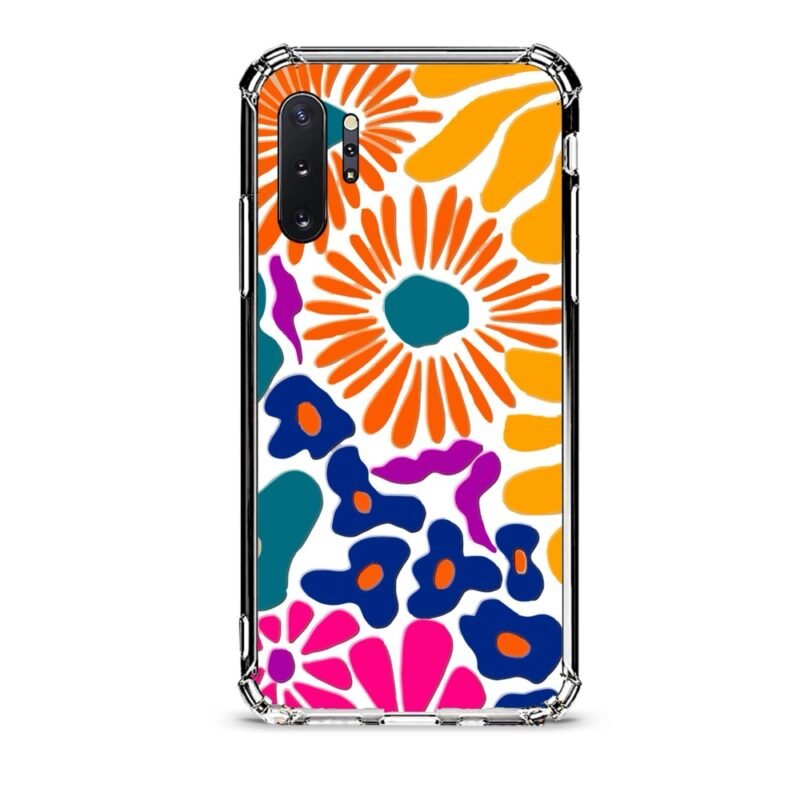 Floral θήκη διάφανη & σχέδιο  d1092 γιά  Galaxy Note 10 Plus
