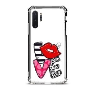 Love θήκη διάφανη & σχέδιο  d1097 γιά  Galaxy Note 10 Plus