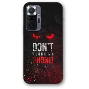 Don't touch my phone θήκη κινητού 9605 για Redmi Note 10 Pro