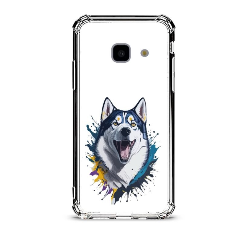 Wolf θήκη διάφανη & σχέδιο  d1021 γιά  Galaxy J4 2018
