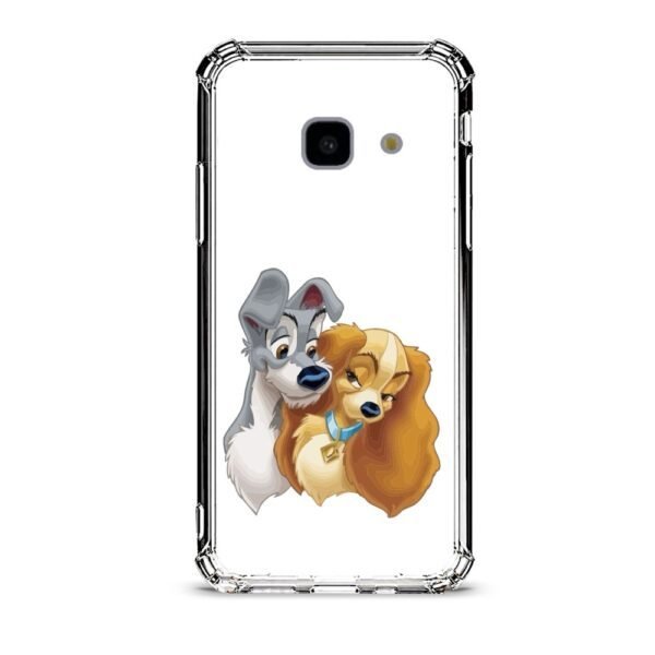 Lady and the Tramp θήκη διάφανη & σχέδιο  d1046 γιά  Galaxy J4 2018