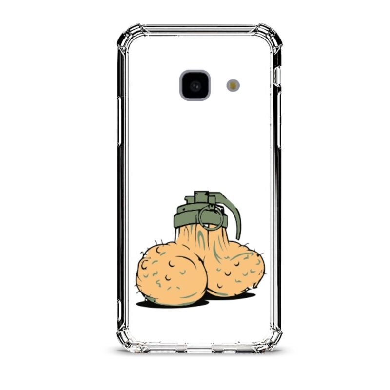 Bomb θήκη διάφανη & σχέδιο  d1056 γιά  Galaxy J4 2018