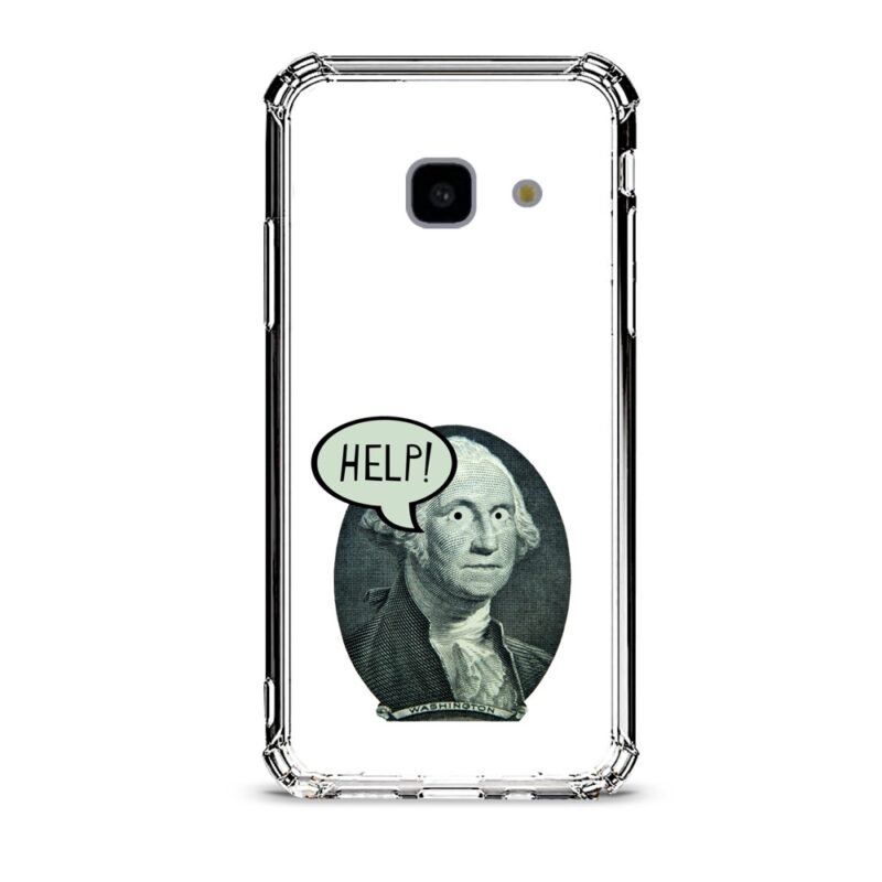 Washington help θήκη διάφανη & σχέδιο  d1112 γιά  Galaxy J4 2018