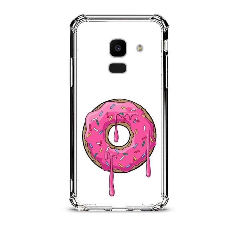 Donut θήκη διάφανη & σχέδιο  d1038 γιά  Galaxy J6 2018