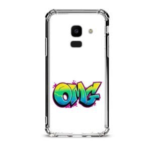 OMG θήκη διάφανη & σχέδιο  d1053 γιά  Galaxy J6 2018