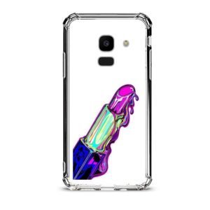 Lipstick θήκη διάφανη & σχέδιο  d1059 γιά  Galaxy J6 2018