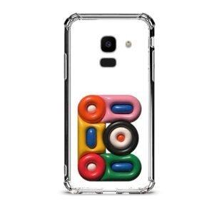 3d shapes θήκη διάφανη & σχέδιο  d1064 γιά  Galaxy J6 2018