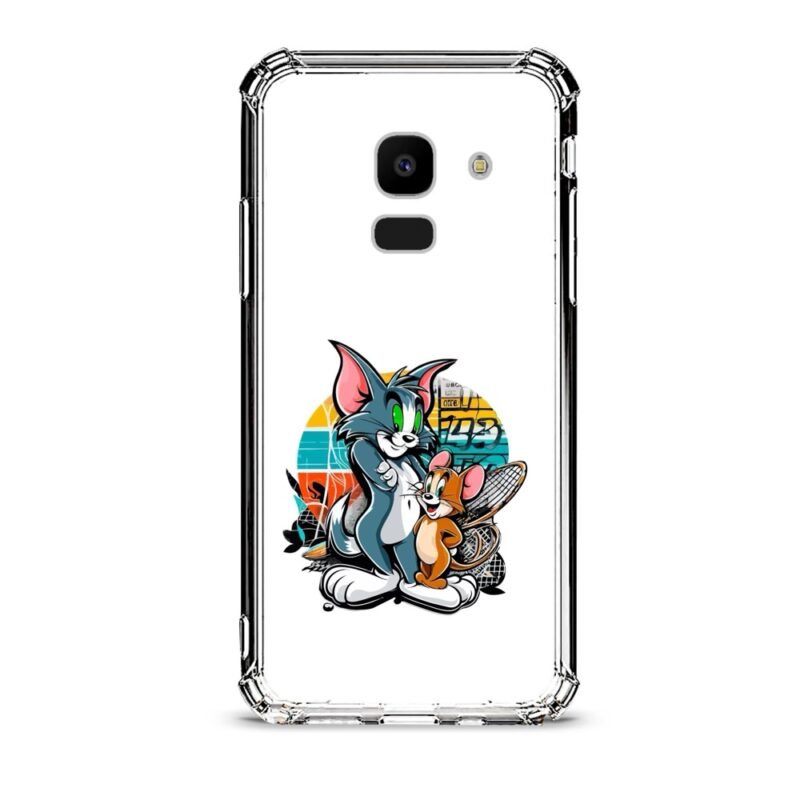 Tom & Jerry θήκη διάφανη & σχέδιο  d1066 γιά  Galaxy J6 2018