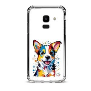 Cute dog θήκη διάφανη & σχέδιο  d1079 γιά  Galaxy J6 2018