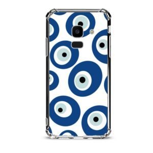 Evil eye θήκη διάφανη & σχέδιο  d1085 γιά  Galaxy J6 2018