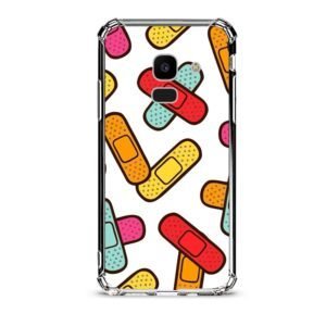 Patch pattern θήκη διάφανη & σχέδιο  d1099 γιά  Galaxy J6 2018