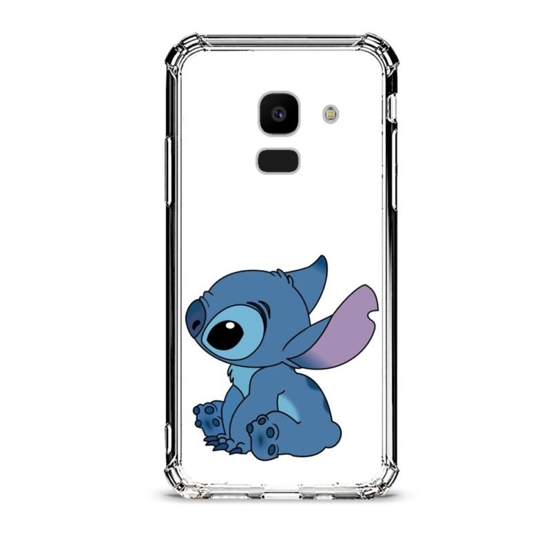 Stitch θήκη διάφανη & σχέδιο  d1111 γιά  Galaxy J6 2018