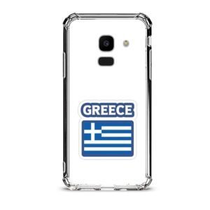 Greece θήκη διάφανη & σχέδιο  d1126 γιά  Galaxy J6 2018