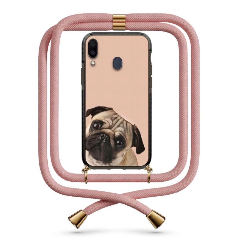 Pug θήκη με κορδόνι & σχέδιο 9953 για  Galaxy M20