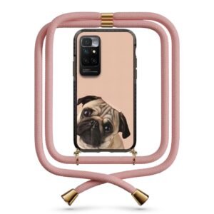 Pug θήκη με κορδόνι & σχέδιο 9953 για Xiaomi Redmi 10