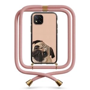 Pug θήκη με κορδόνι & σχέδιο 9953 για Xiaomi Redmi 9C