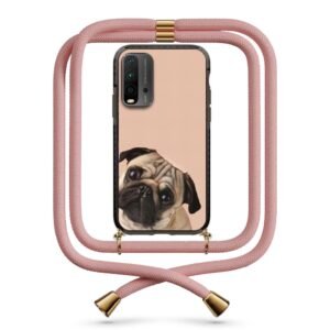 Pug θήκη με κορδόνι & σχέδιο 9953 για Xiaomi Redmi 9T