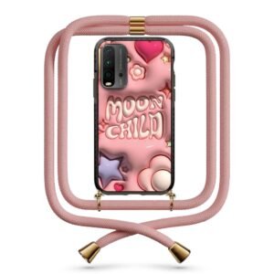 Moon child θήκη με κορδόνι & σχέδιο 9954 για Xiaomi Redmi 9T