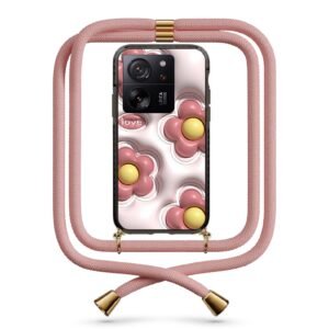 3d flower pattern θήκη με κορδόνι & σχέδιο 9955 για Xiaomi Mi 13T/13T Pro