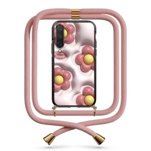 3d flower pattern θήκη με κορδόνι & σχέδιο 9955 για Xiaomi Mi 9 Lite