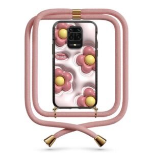 3d flower pattern θήκη με κορδόνι & σχέδιο 9955 για Xiaomi Redmi Note 9s/9 Pro