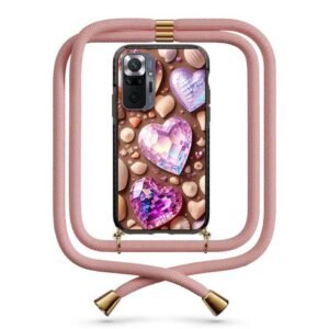 Heart gems θήκη με κορδόνι & σχέδιο 9956 για Xiaomi Redmi Note 10 Pro