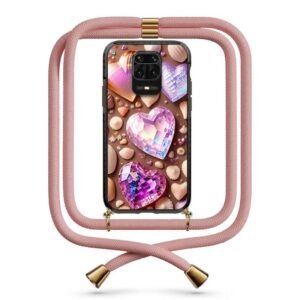Heart gems θήκη με κορδόνι & σχέδιο 9956 για Xiaomi Redmi Note 9s/9 Pro