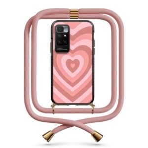 Heart illusion θήκη με κορδόνι & σχέδιο 9957 για Xiaomi Redmi 10