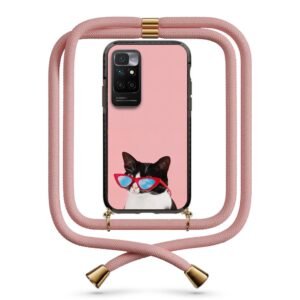 Intellectual cat θήκη με κορδόνι & σχέδιο 9958 για Xiaomi Redmi 10