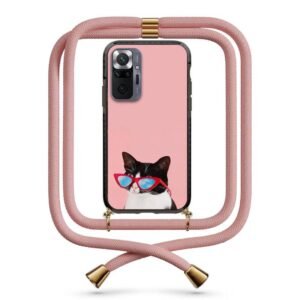 Intellectual cat θήκη με κορδόνι & σχέδιο 9958 για Xiaomi Redmi Note 10 Pro