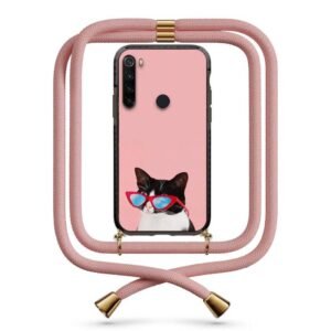Intellectual cat θήκη με κορδόνι & σχέδιο 9958 για Xiaomi Redmi Note 8