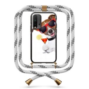 Cocktail dog θήκη με κορδόνι & σχέδιο 9959 για Xiaomi Redmi 9T
