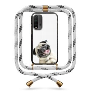 Playful dog θήκη με κορδόνι & σχέδιο 9961 για Xiaomi Redmi 9T