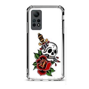 Sword skull θήκη διάφανη & σχέδιο  d1068 γιά Xiaomi Redmi Note 12 Pro 4G