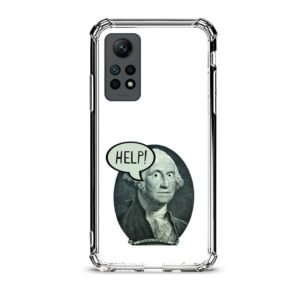 Washington help θήκη διάφανη & σχέδιο  d1112 γιά Xiaomi Redmi Note 12 Pro 4G
