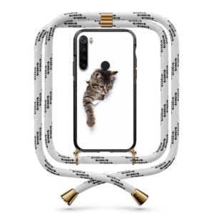 Cat out of wall θήκη με κορδόνι & σχέδιο 9963 για Xiaomi Redmi Note 8