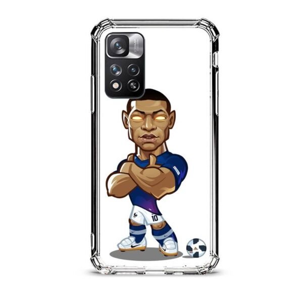 Kylian Mbappe θήκη διάφανη & σχέδιο  d1009 γιά Xiaomi Redmi Note 11 Pro Plus