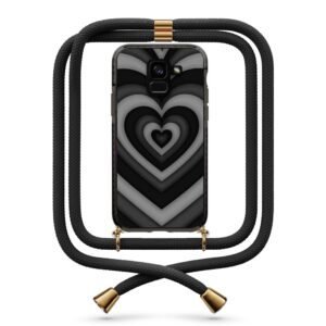 Heart illusion θήκη με κορδόνι & σχέδιο 9965 για  Galaxy A8 Plus 2018