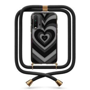 Heart illusion θήκη με κορδόνι & σχέδιο 9965 για Xiaomi Redmi 9T