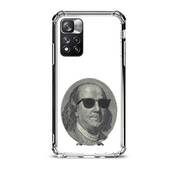 Franklin glasses θήκη διάφανη & σχέδιο  d1113 γιά Xiaomi Redmi Note 11 Pro Plus