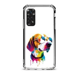 Colorful dog θήκη διάφανη & σχέδιο  d1081 γιά Xiaomi Redmi Note 11/11S