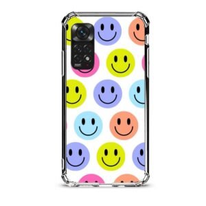 Smiley faces θήκη διάφανη & σχέδιο  d1088 γιά Xiaomi Redmi Note 11/11S