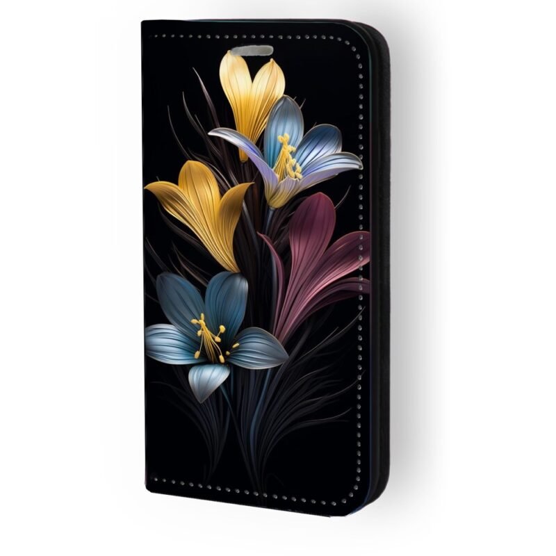 Θήκη book με σχέδιο flowers 91123 (Samsung A36)
