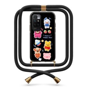 Happy day θήκη με κορδόνι & σχέδιο 9968 για Xiaomi Redmi 10