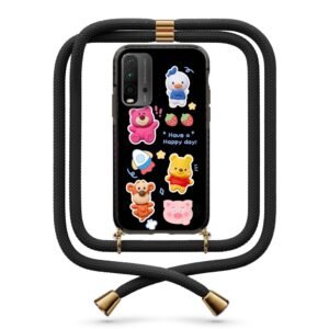 Happy day θήκη με κορδόνι & σχέδιο 9968 για Xiaomi Redmi 9T