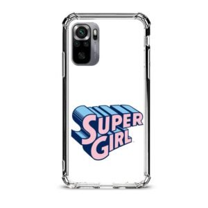 Super girl θήκη διάφανη & σχέδιο  d1115 γιά Xiaomi Redmi Note 10S