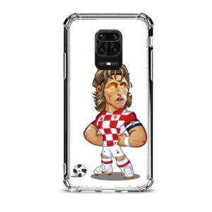 Luka Modric θήκη διάφανη & σχέδιο  d1007 γιά Xiaomi Redmi Note 9 Pro