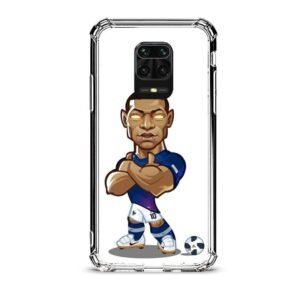 Kylian Mbappe θήκη διάφανη & σχέδιο  d1009 γιά Xiaomi Redmi Note 9 Pro
